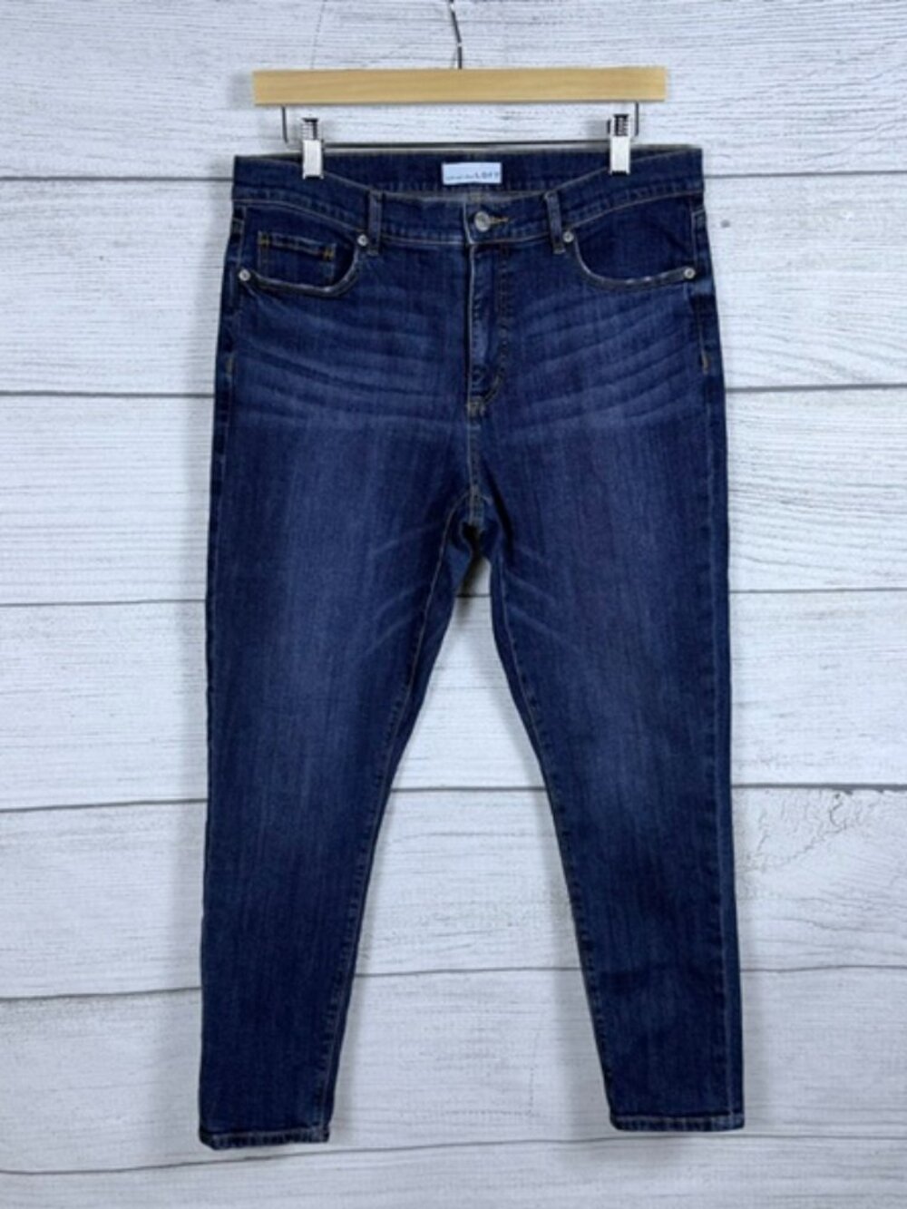 💙LOFT The Skinny Mid Rise Skinny Jeans Medium Wash Denim Size 29/8